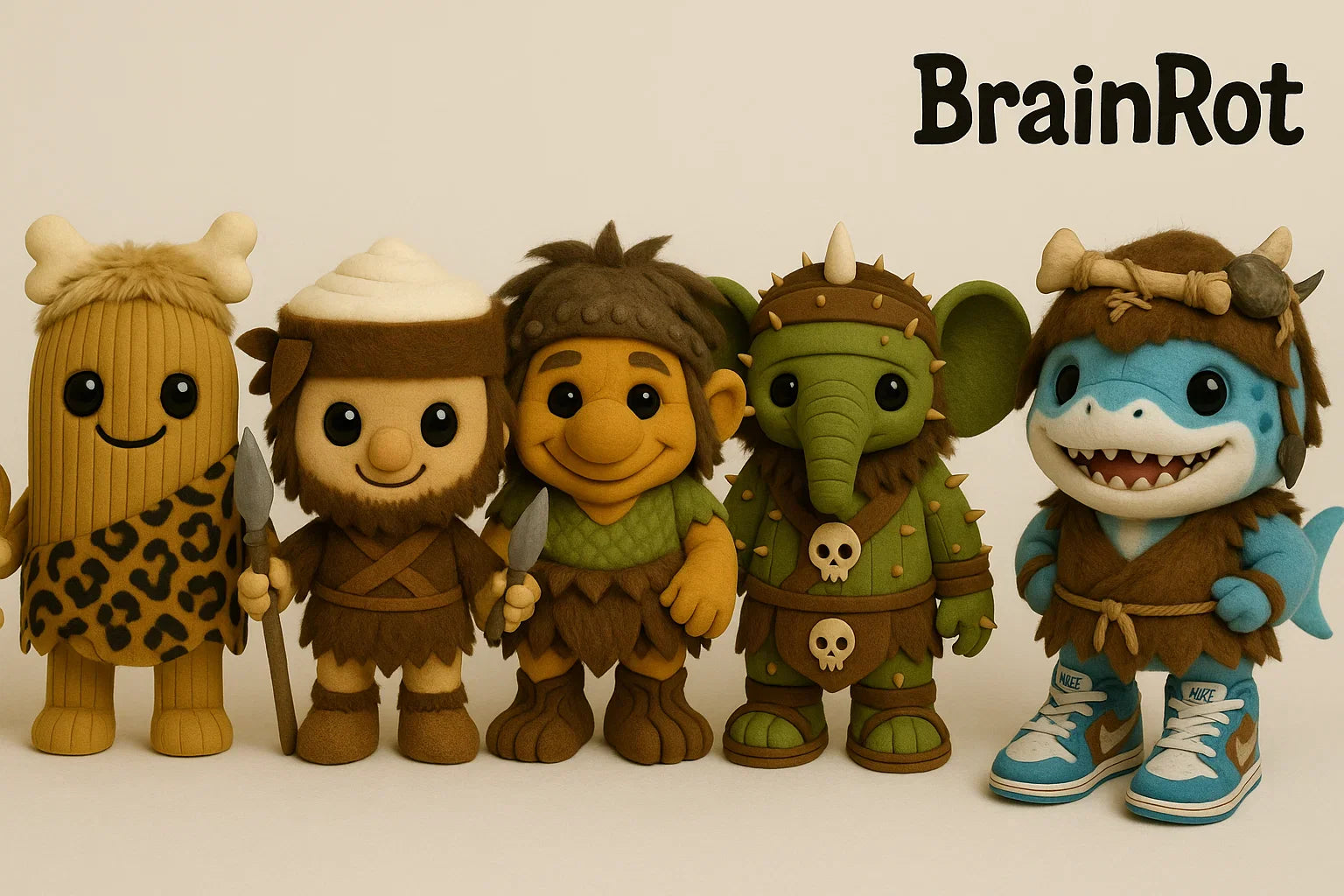 Cave Runts Toys Collection - OfficialBrainRotStore