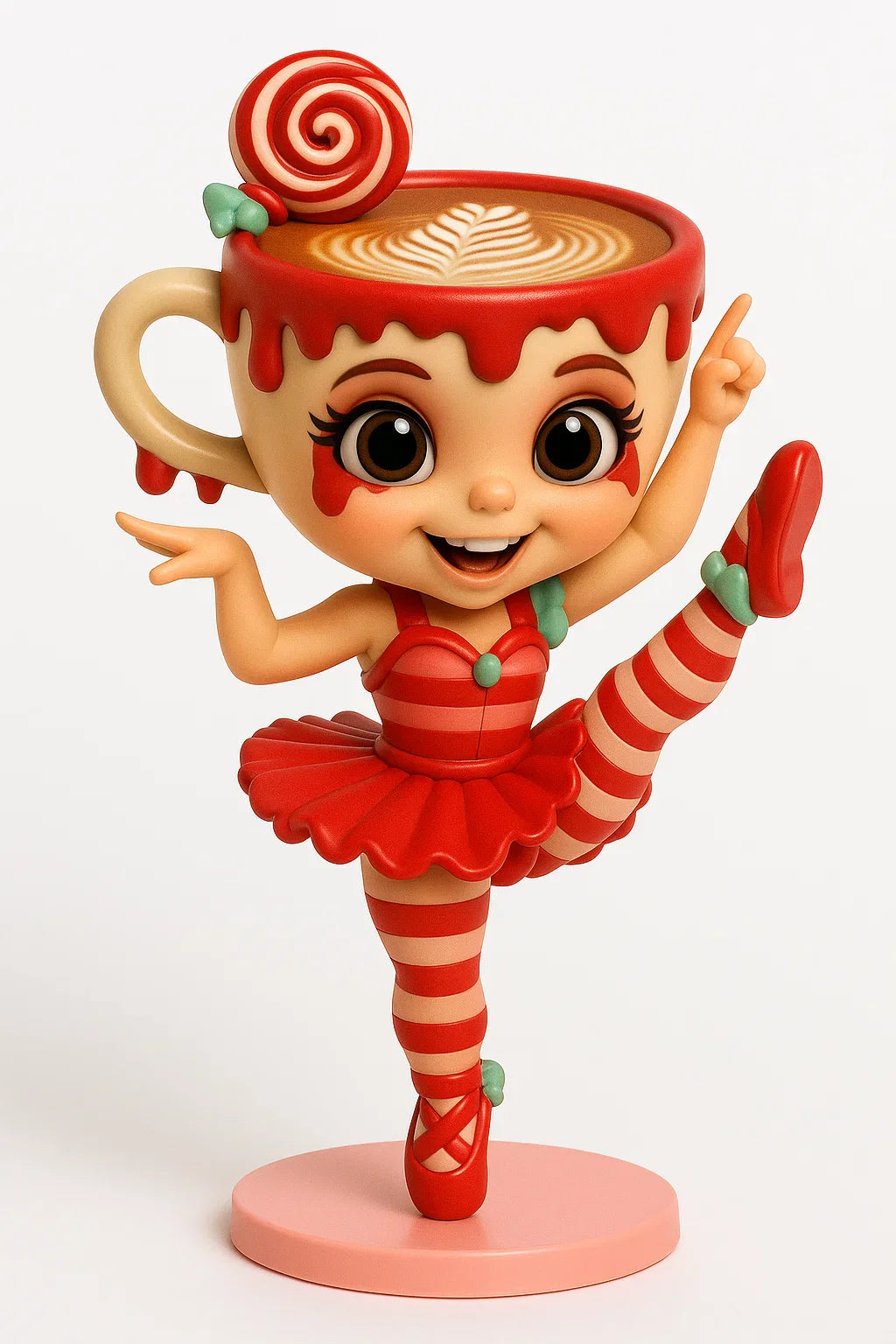 Ballerina Cappuccina – Candy Creeps Toy - OfficialBrainRotStore