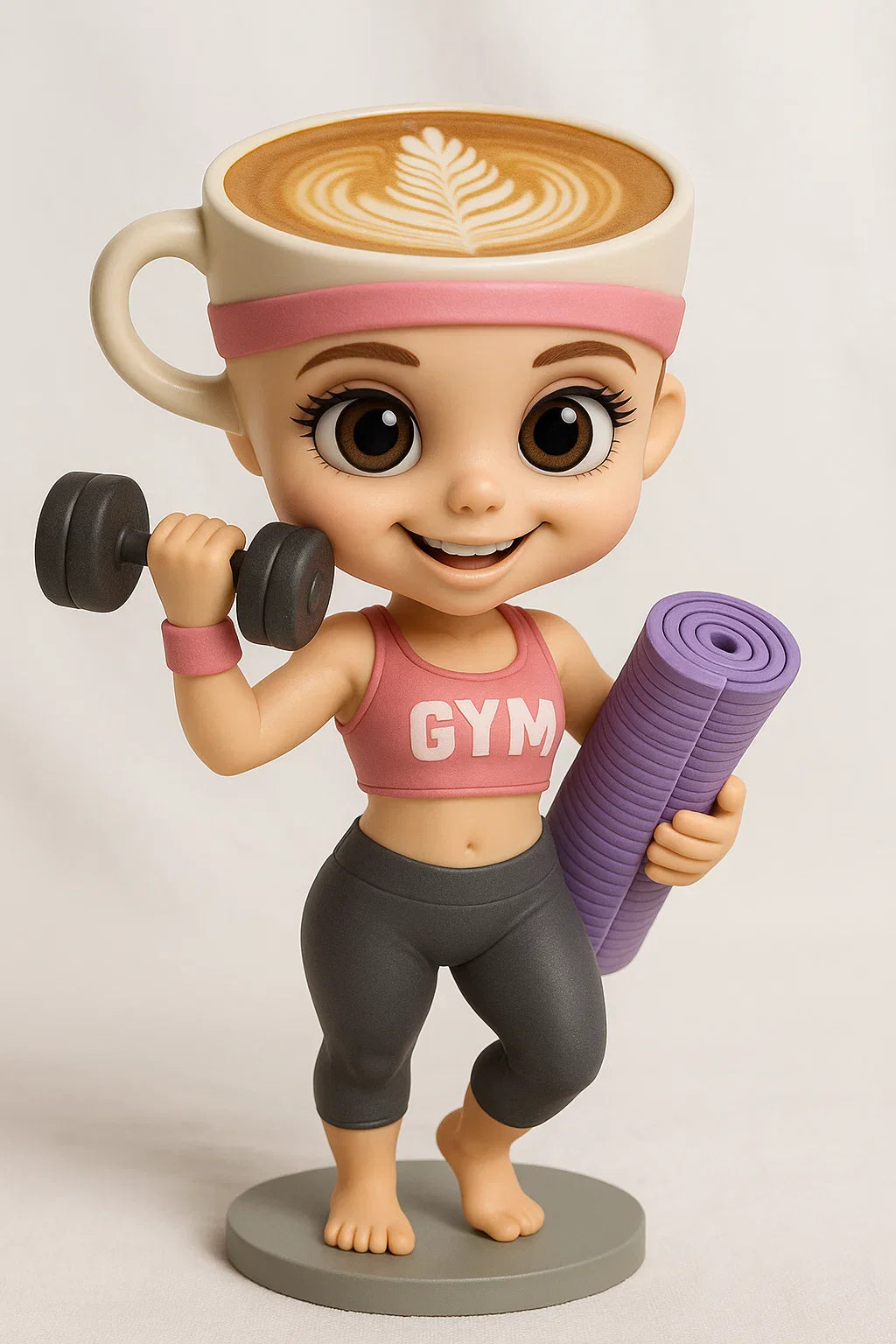 Ballerina Cappuccina – Gym Rats Toy - OfficialBrainRotStore