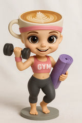 Ballerina Cappuccina – Gym Rats Toy - OfficialBrainRotStore